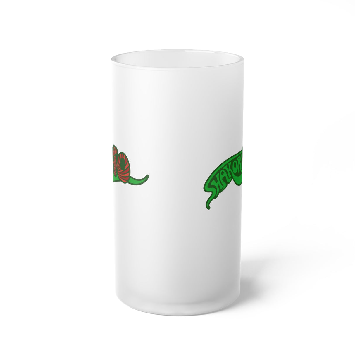 Shakori 40 Frosted Glass Beer Mug - 16 oz