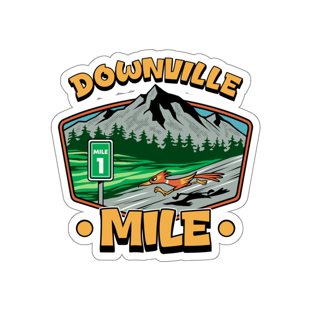 The Downville Mile Vinyl Decal