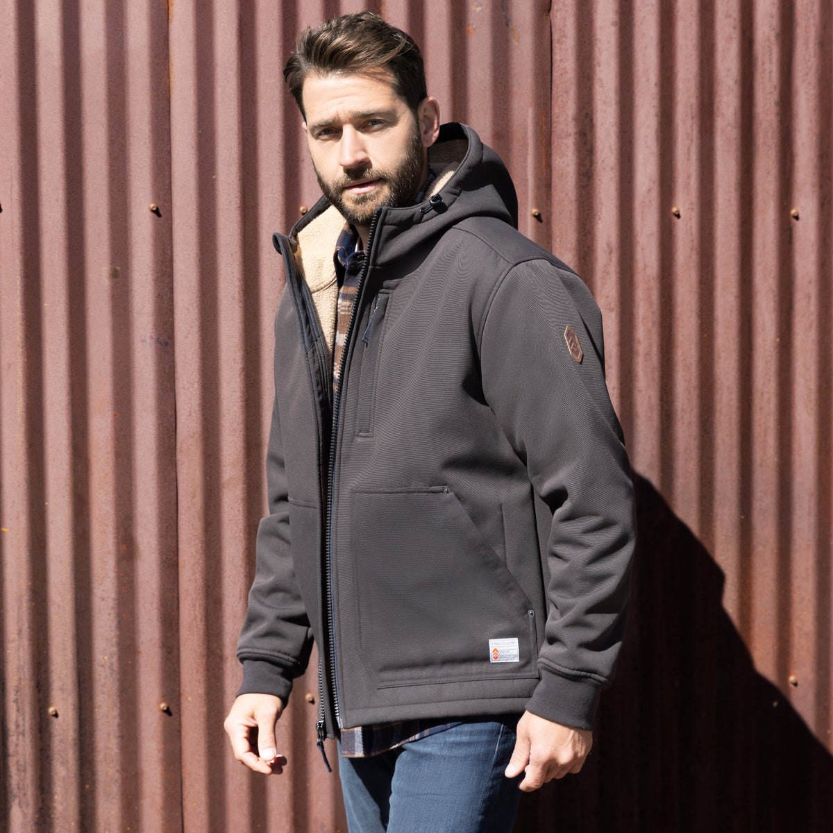 Men's Wind River Burly Canvas Softshell Jacket