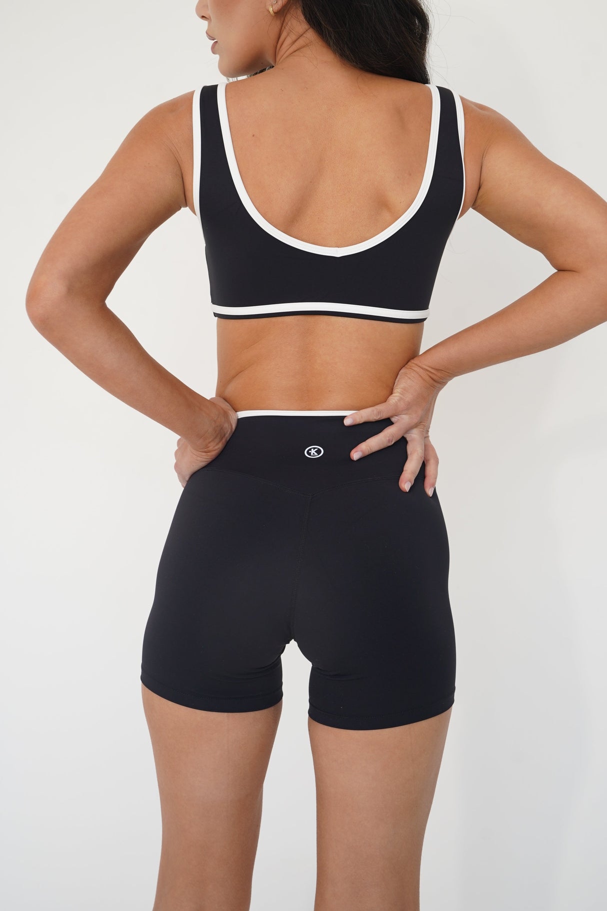 I Am Right Where I Need To Be Black Butter Shorts