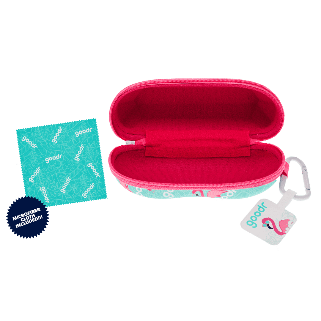 "Best Case Scenario” Sunglasses Case with Carabiner