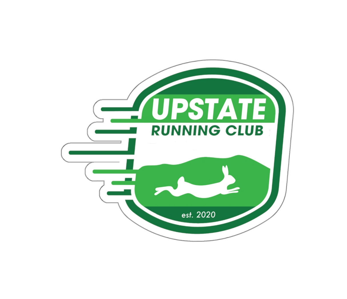 Upstate Running Club Indoor/Outdoor Stickers