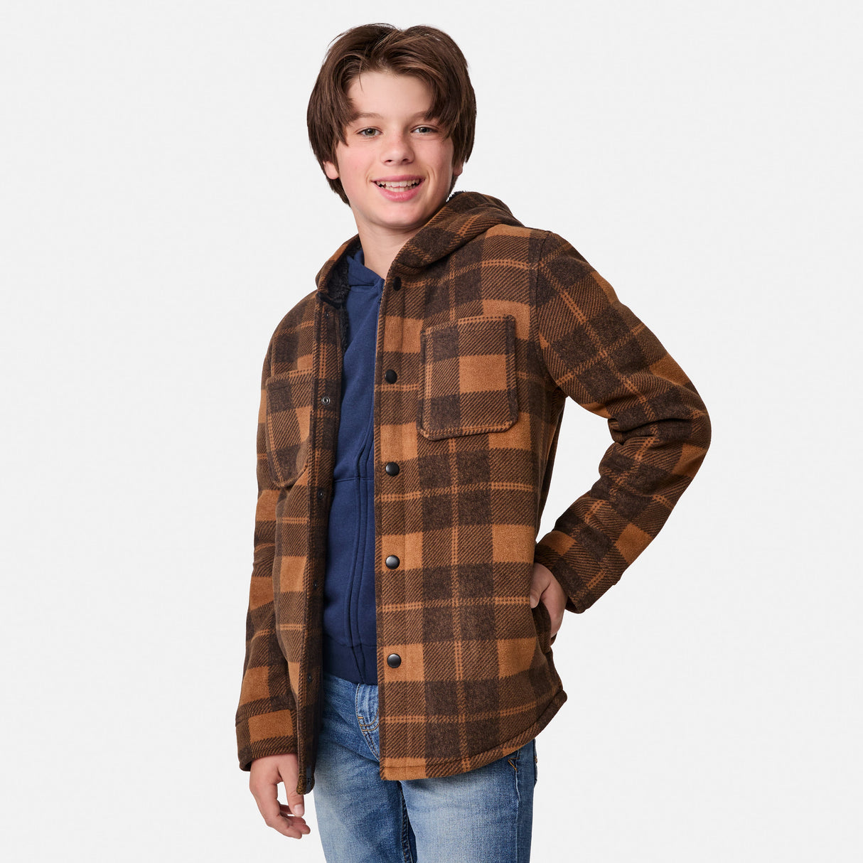 Boys' Chill Out Fleece Shirt Jacket