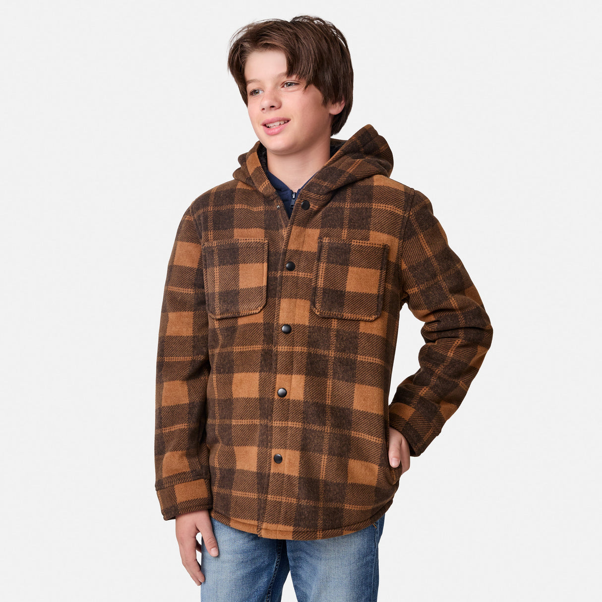 Boys' Chill Out Fleece Shirt Jacket
