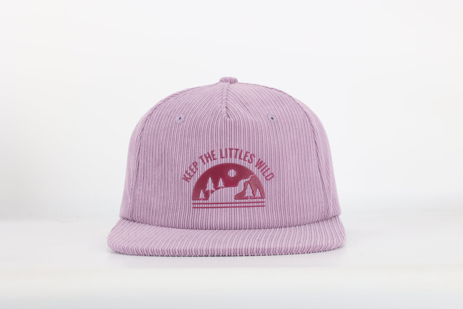 Purple Corduroy SnapBack Hat for Toddlers and Youth