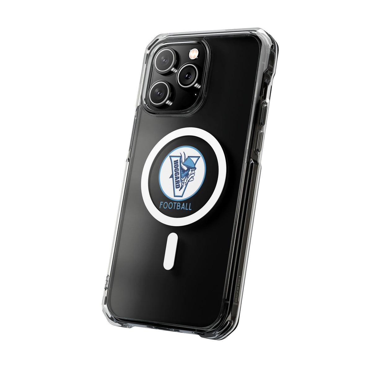 Hoggard Vikings Football Clear Magnetic MagSafe iPhone Case