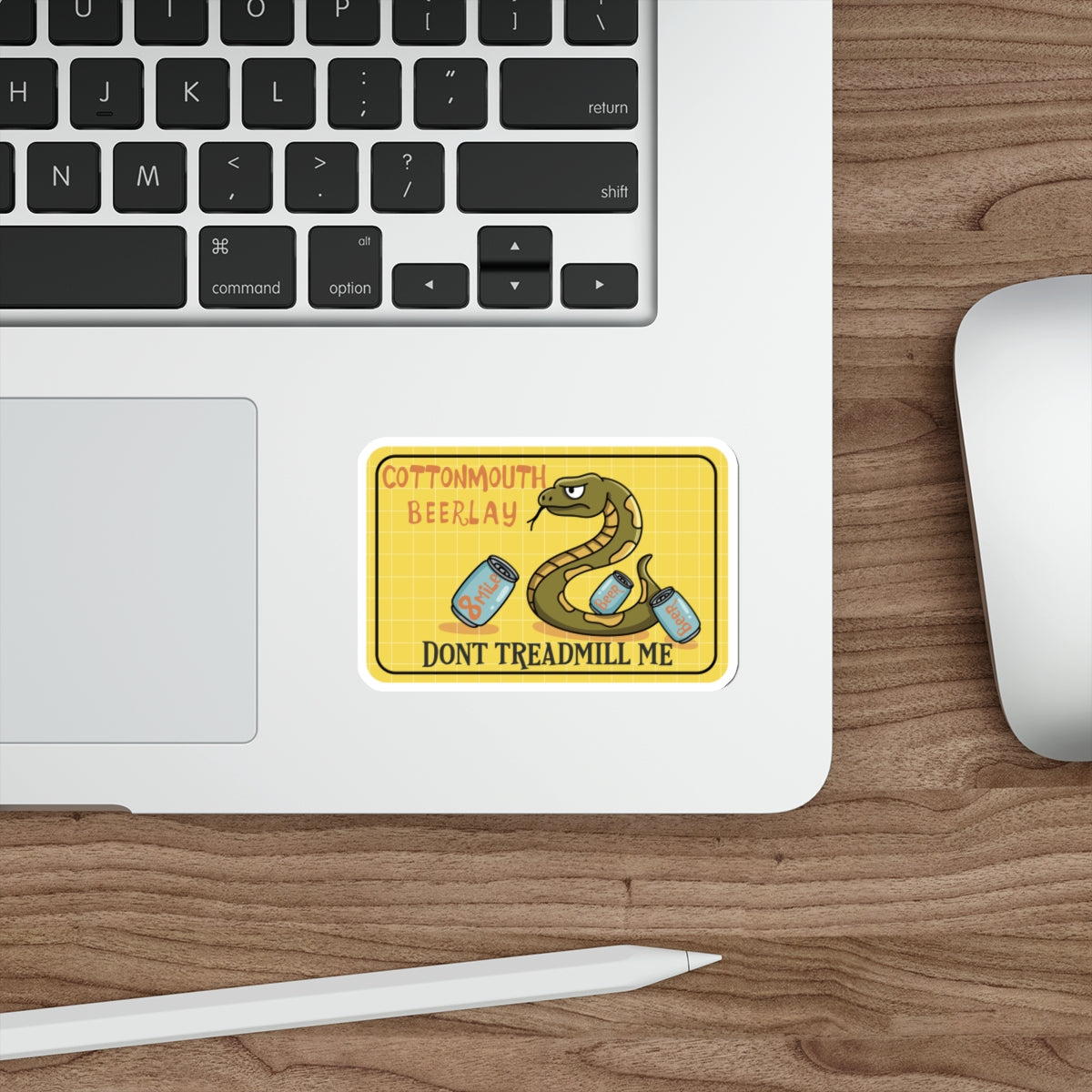 Cottonmouth Beer Relay Vinyl Decal