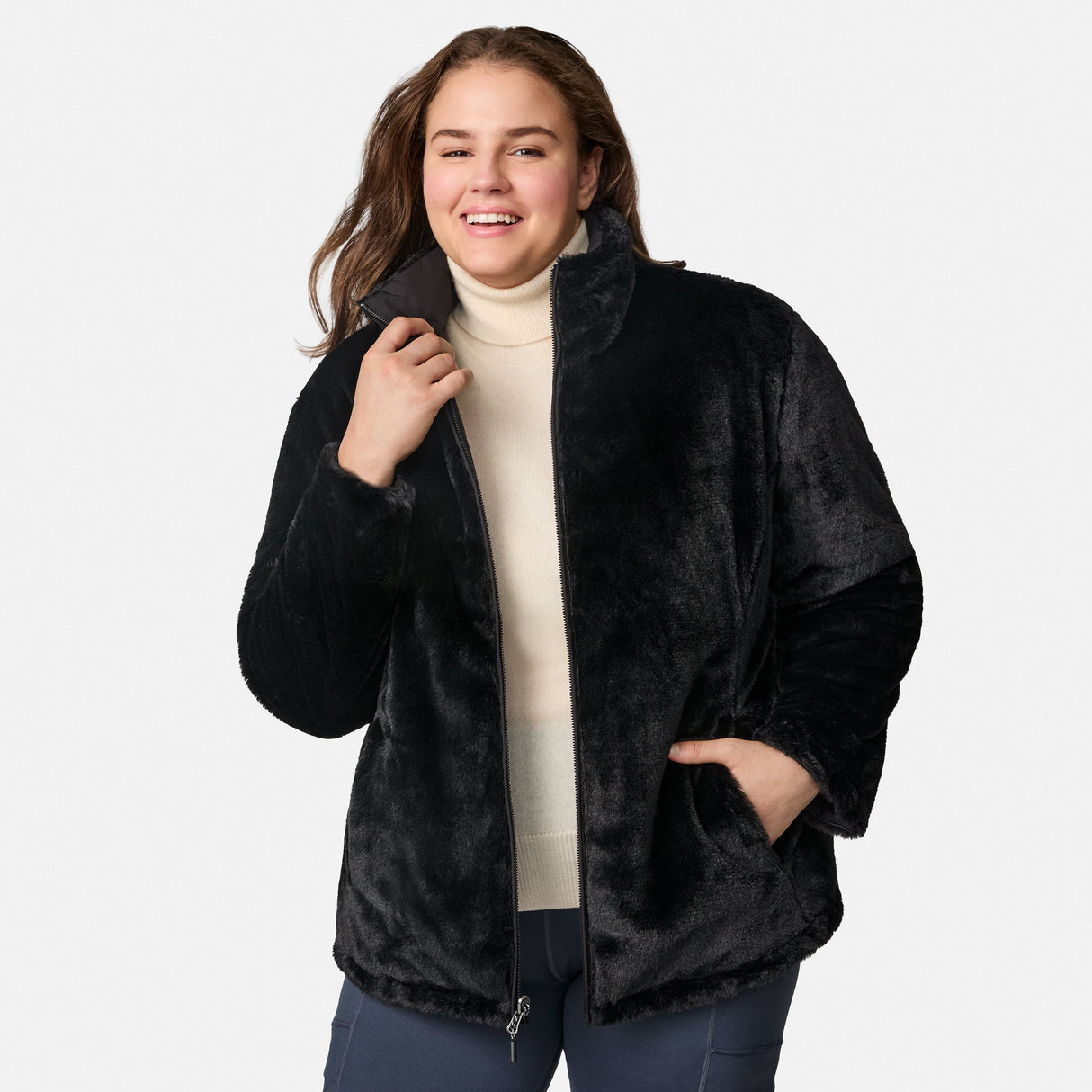 Women's Plus Size Cirrus Quilted Reversible Jacket