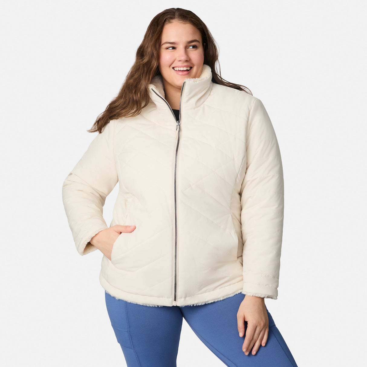 Women's Plus Size Cirrus Quilted Reversible Jacket