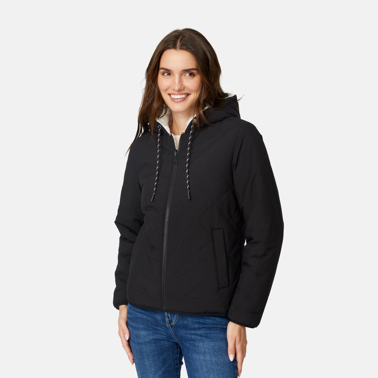 Women's Hooded Cirrus Quilted Reversible Jacket