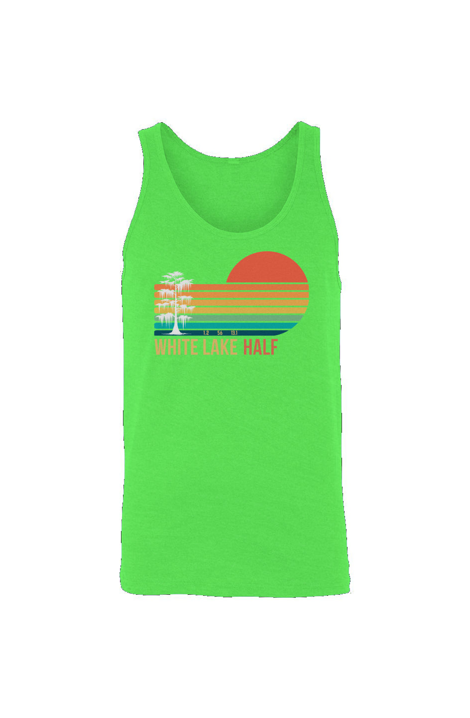 White Lake Half Unisex Triblend Tank