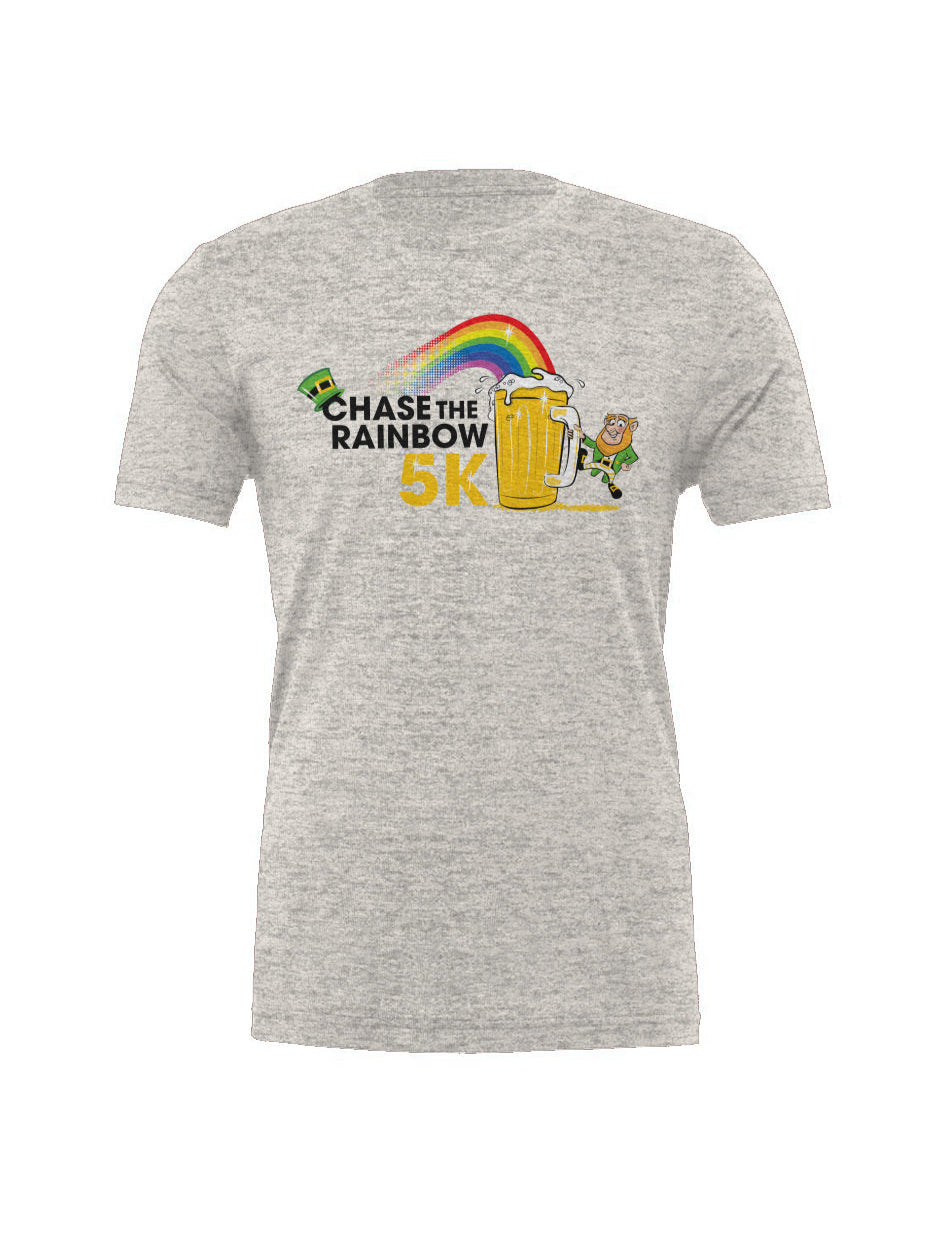 Chase the Rainbow 5K Unisex Triblend Tee