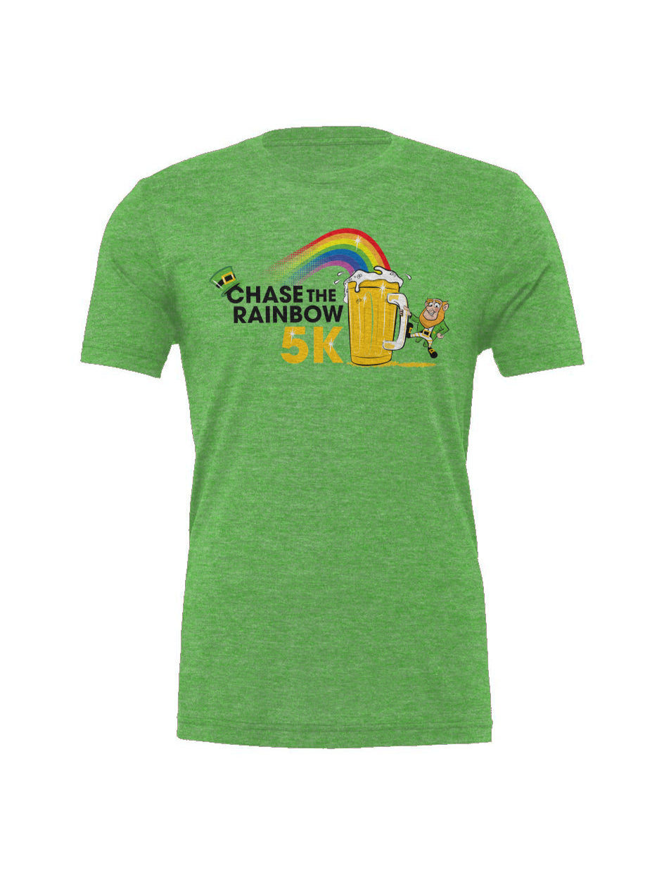 Chase the Rainbow 5K Unisex Triblend Tee