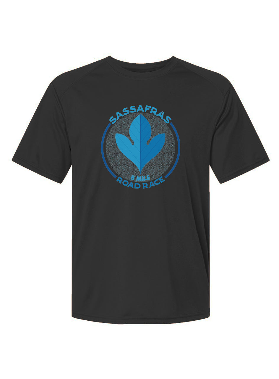 Sassafras 8 Mile Road Race Islander Performance Tee w/ UPF 50+