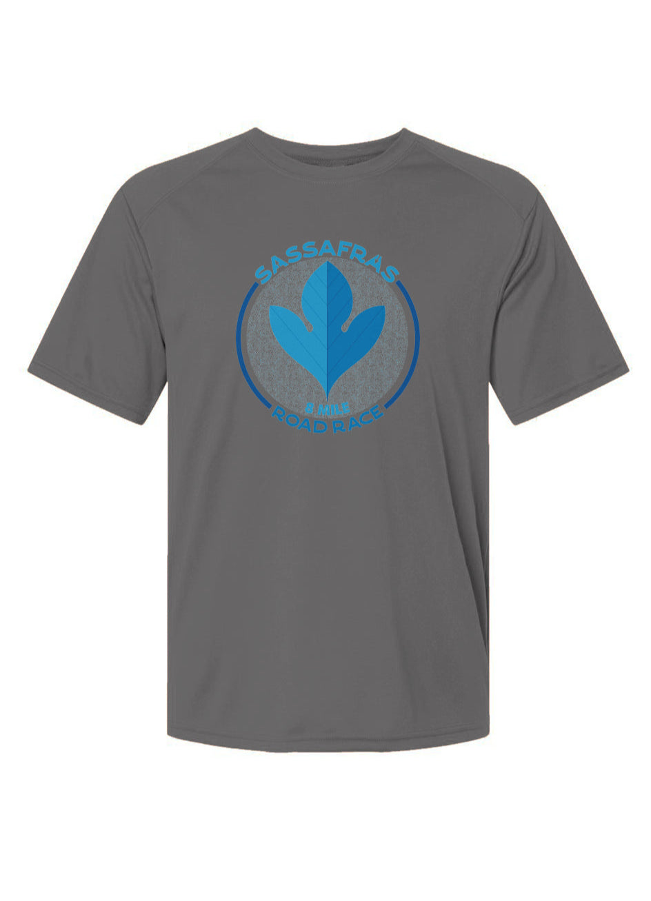 Sassafras 8 Mile Road Race Islander Performance Tee w/ UPF 50+