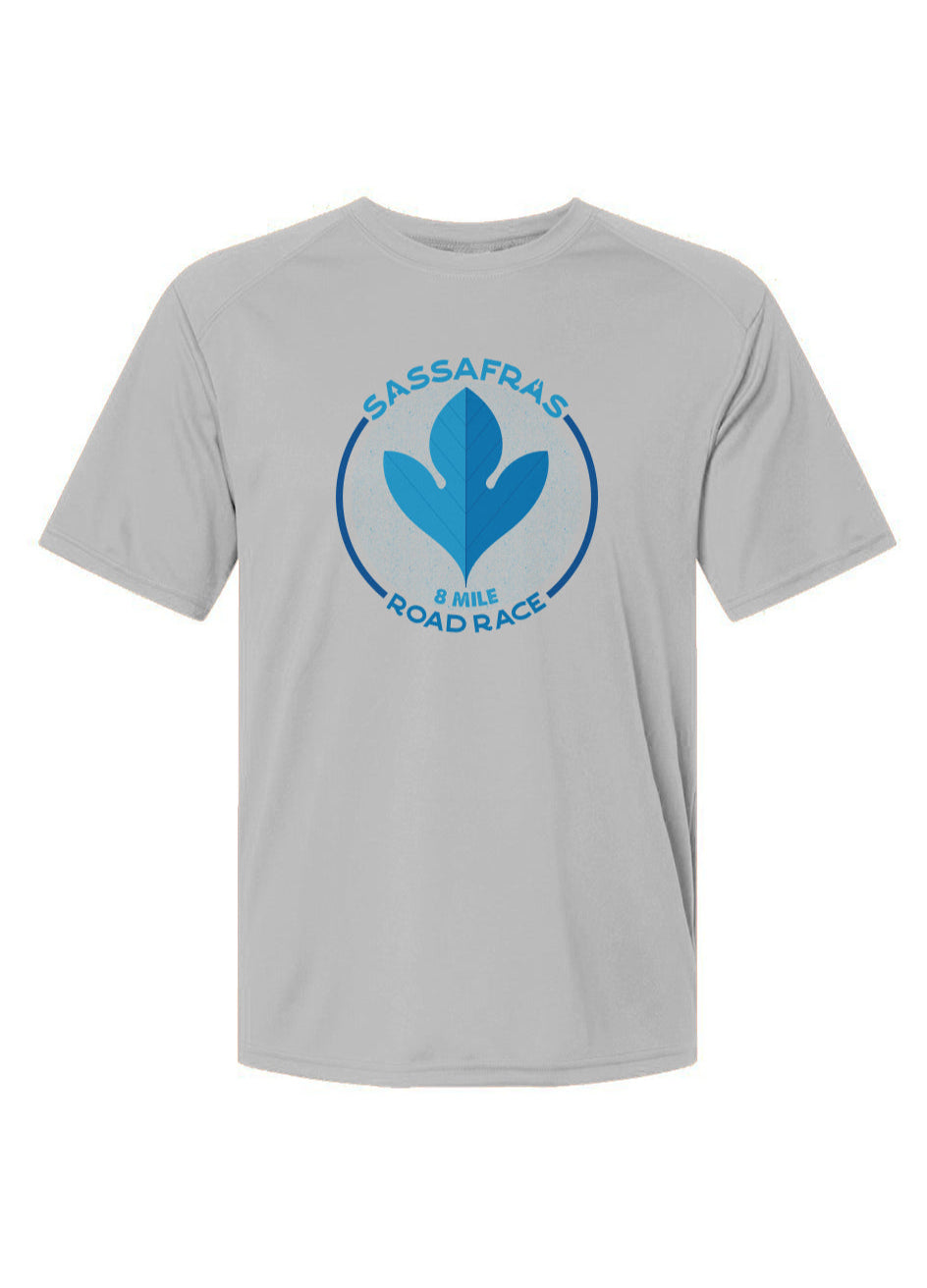 Sassafras 8 Mile Road Race Islander Performance Tee w/ UPF 50+