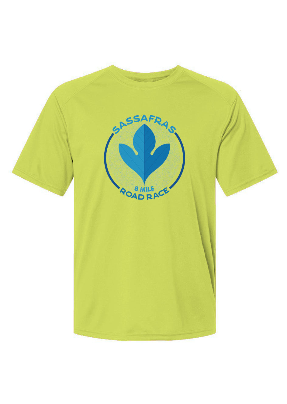 Sassafras 8 Mile Road Race Islander Performance Tee w/ UPF 50+