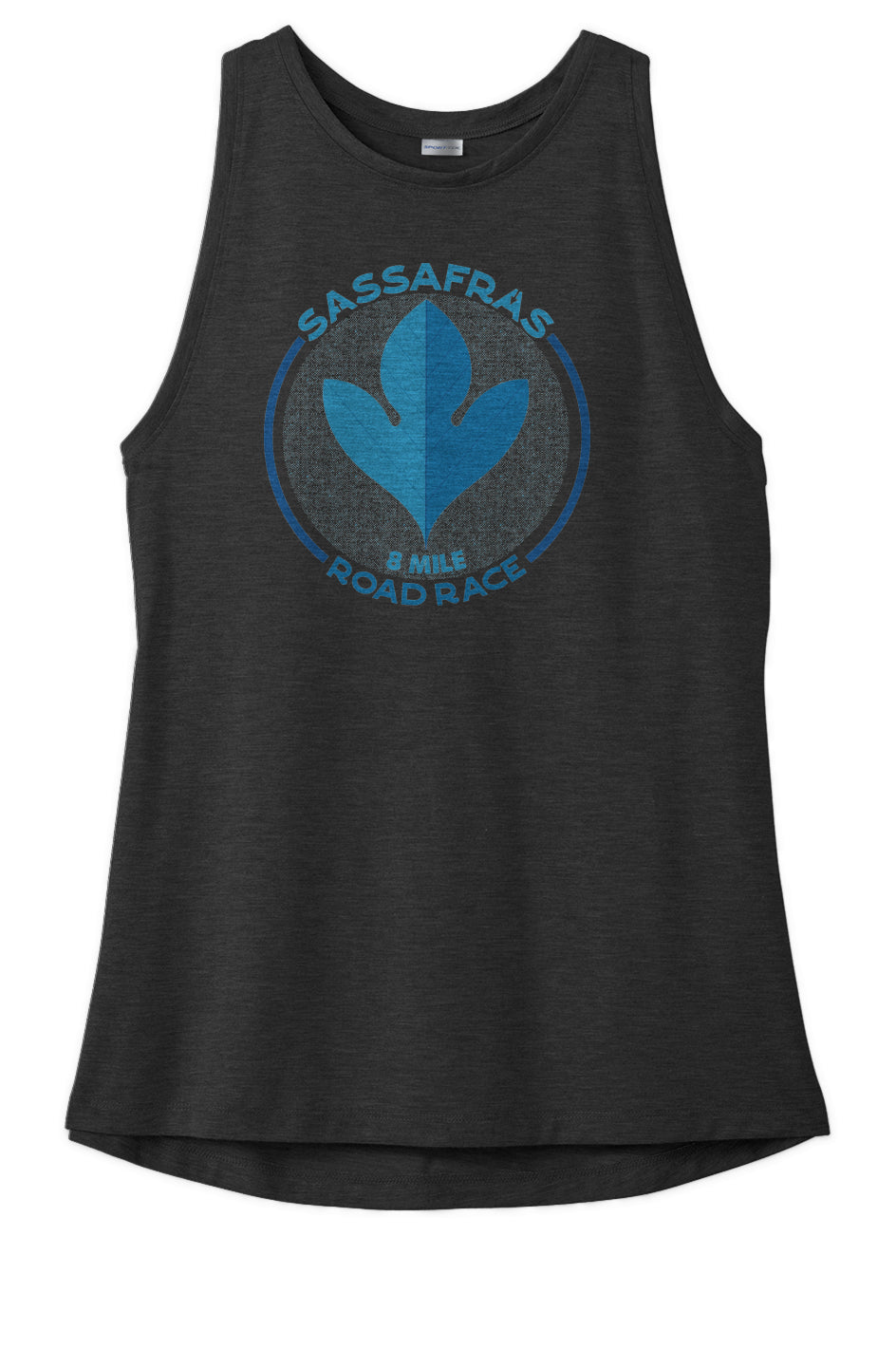 Sassafras 8 Mile Road Race Ladies' Tri-Blend Wicking Tank