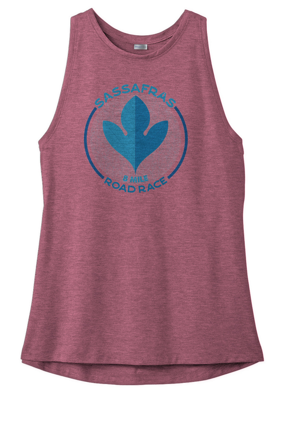 Sassafras 8 Mile Road Race Ladies' Tri-Blend Wicking Tank