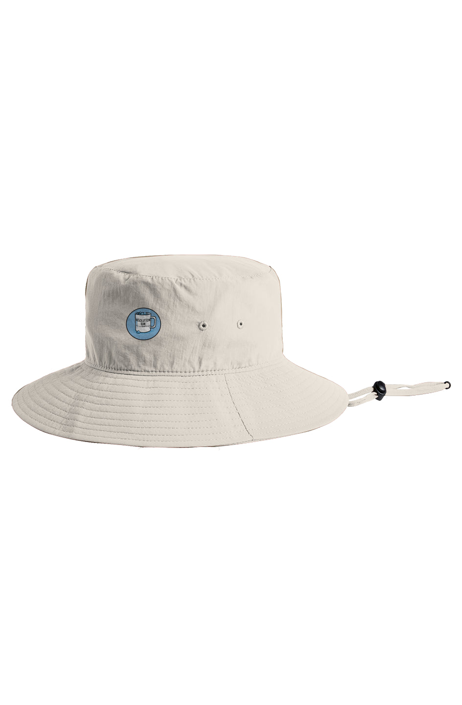 Resolution Run Nylon Wide Brim Bucket Hat