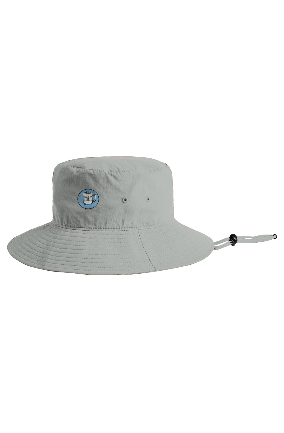 Resolution Run Nylon Wide Brim Bucket Hat