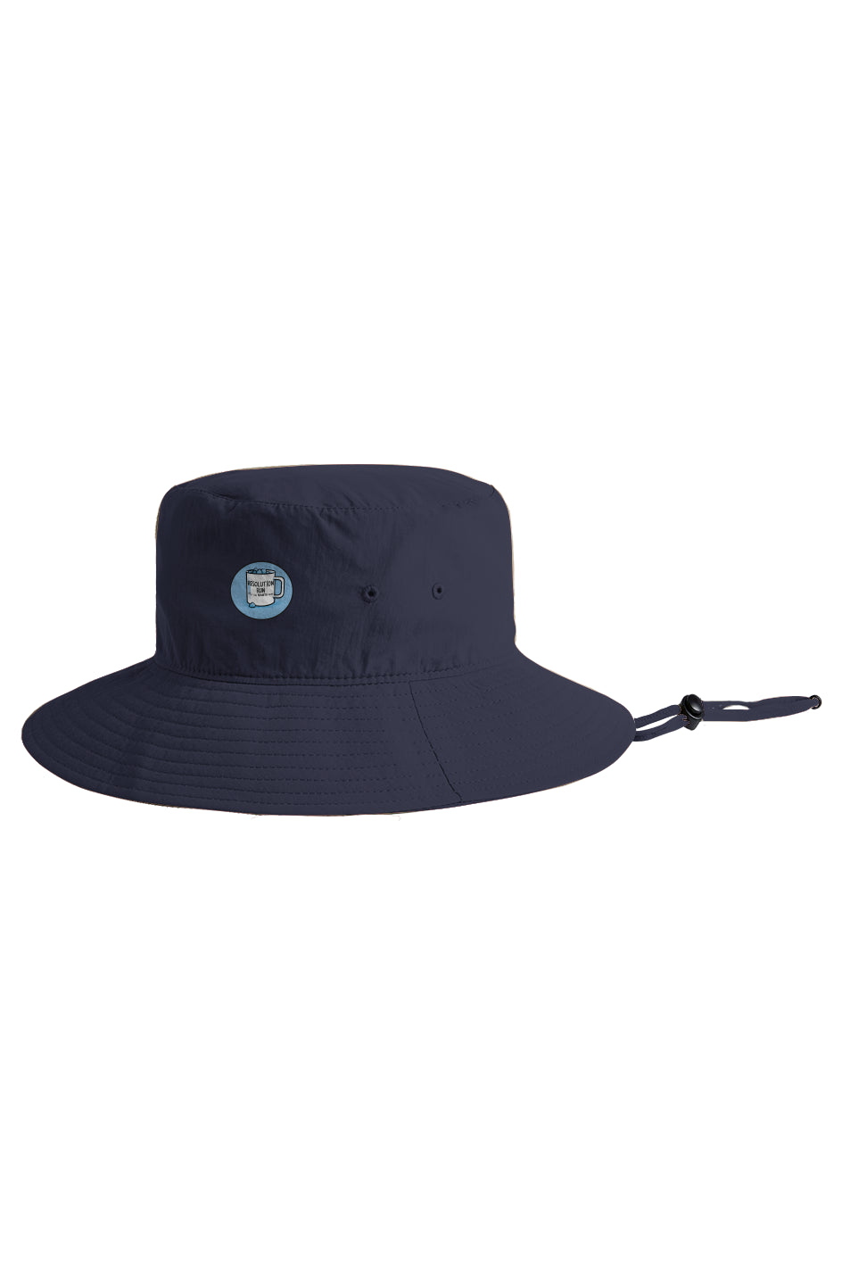 Resolution Run Nylon Wide Brim Bucket Hat