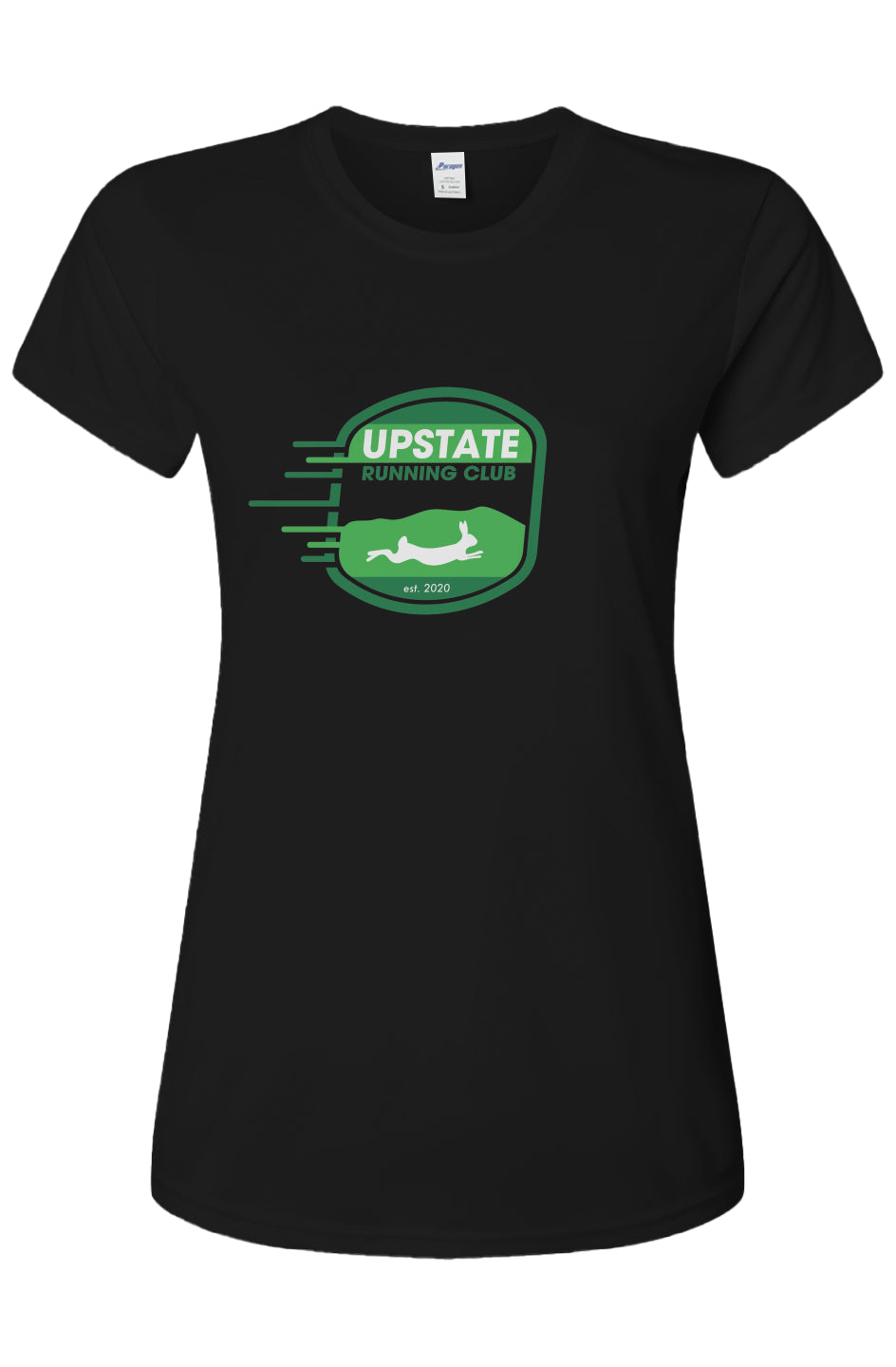 Upstate Running Club Ladies' Islander Performance Tee with UPF 50+
