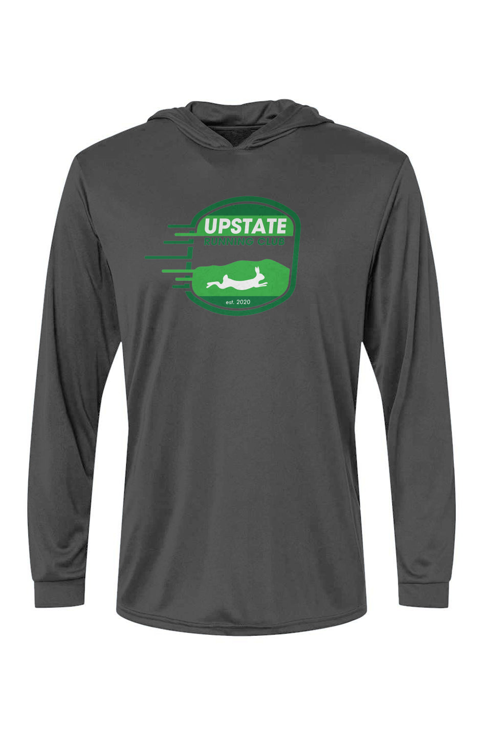 Upstate Running Club Bahama Performance Hooded L/S Tee w/ UPF 50+