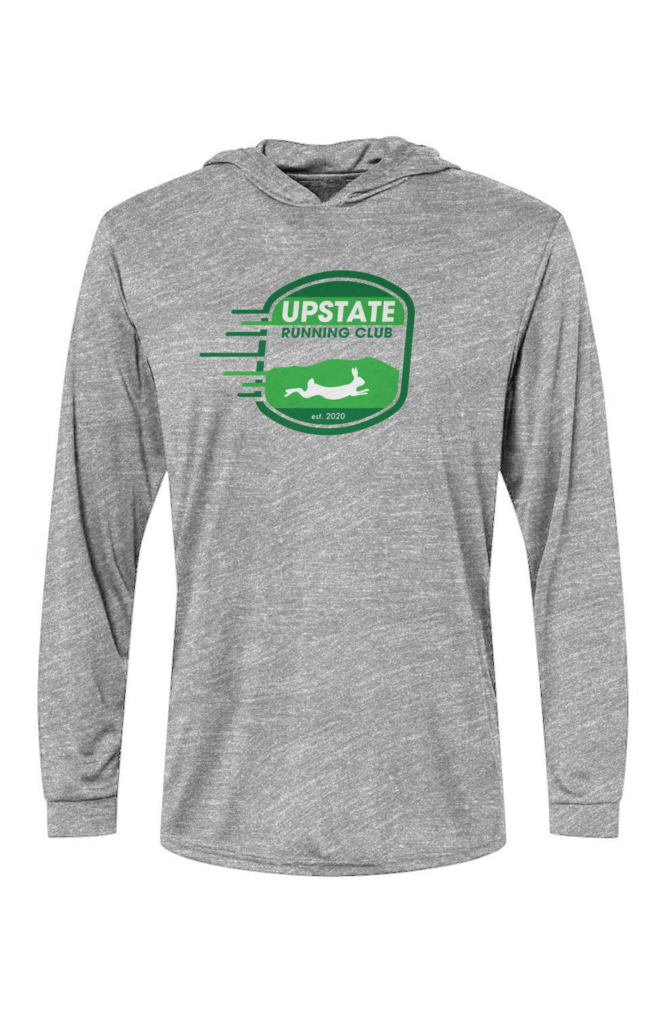 Upstate Running Club Bahama Performance Hooded L/S Tee w/ UPF 50+