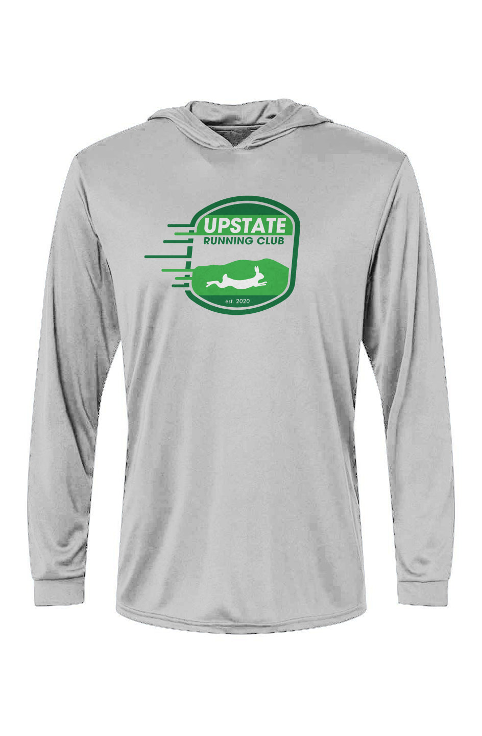 Upstate Running Club Bahama Performance Hooded L/S Tee w/ UPF 50+