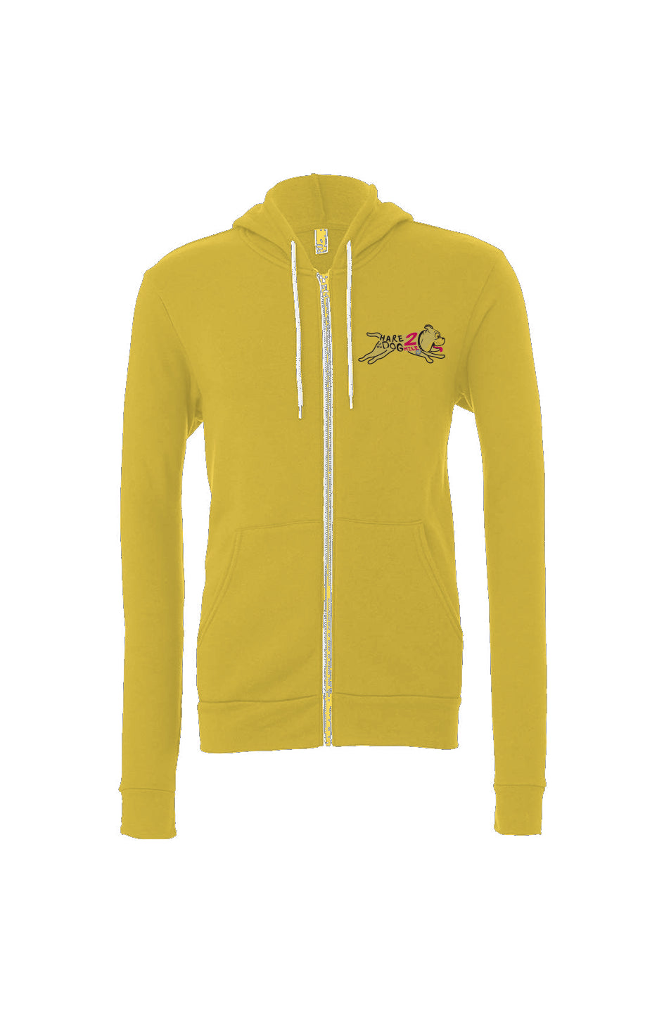 Hare of the Dog 2 Mile Unisex Lightweight Full-Zip Hoodie