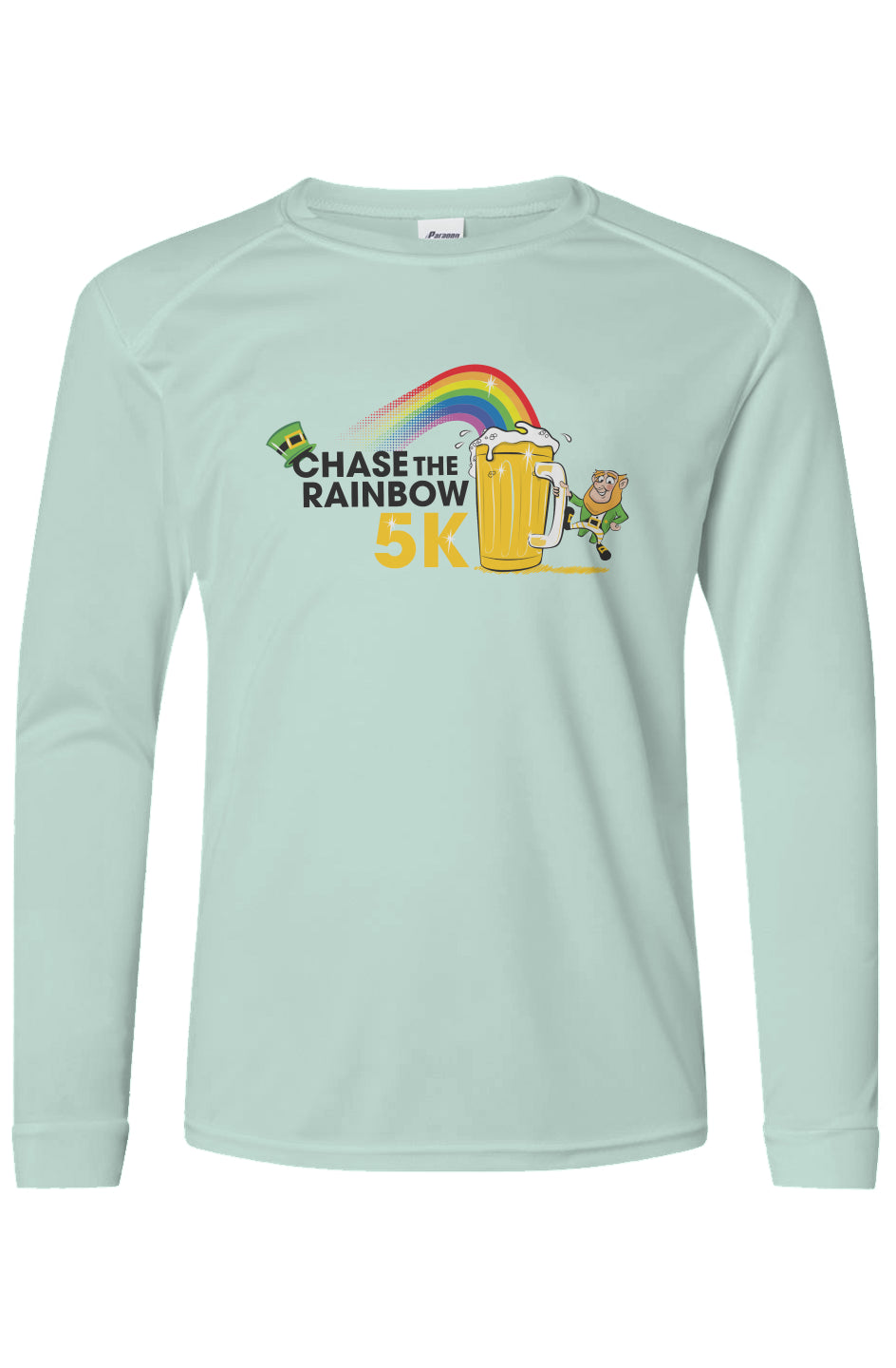 Chase the Rainbow 5K Islander L/S Performance Tee