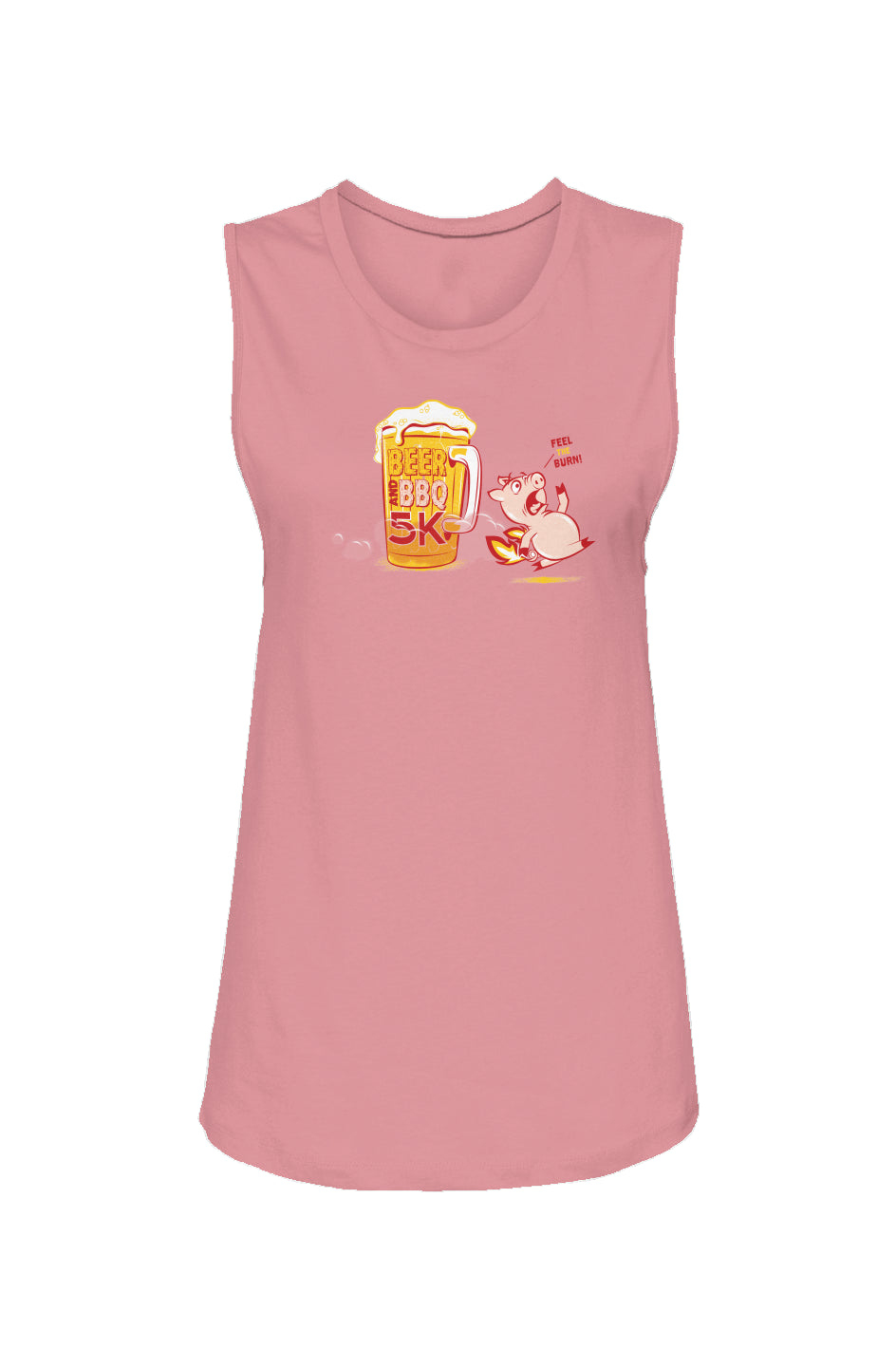 Beer and BBQ 5K Ladies' Tank
