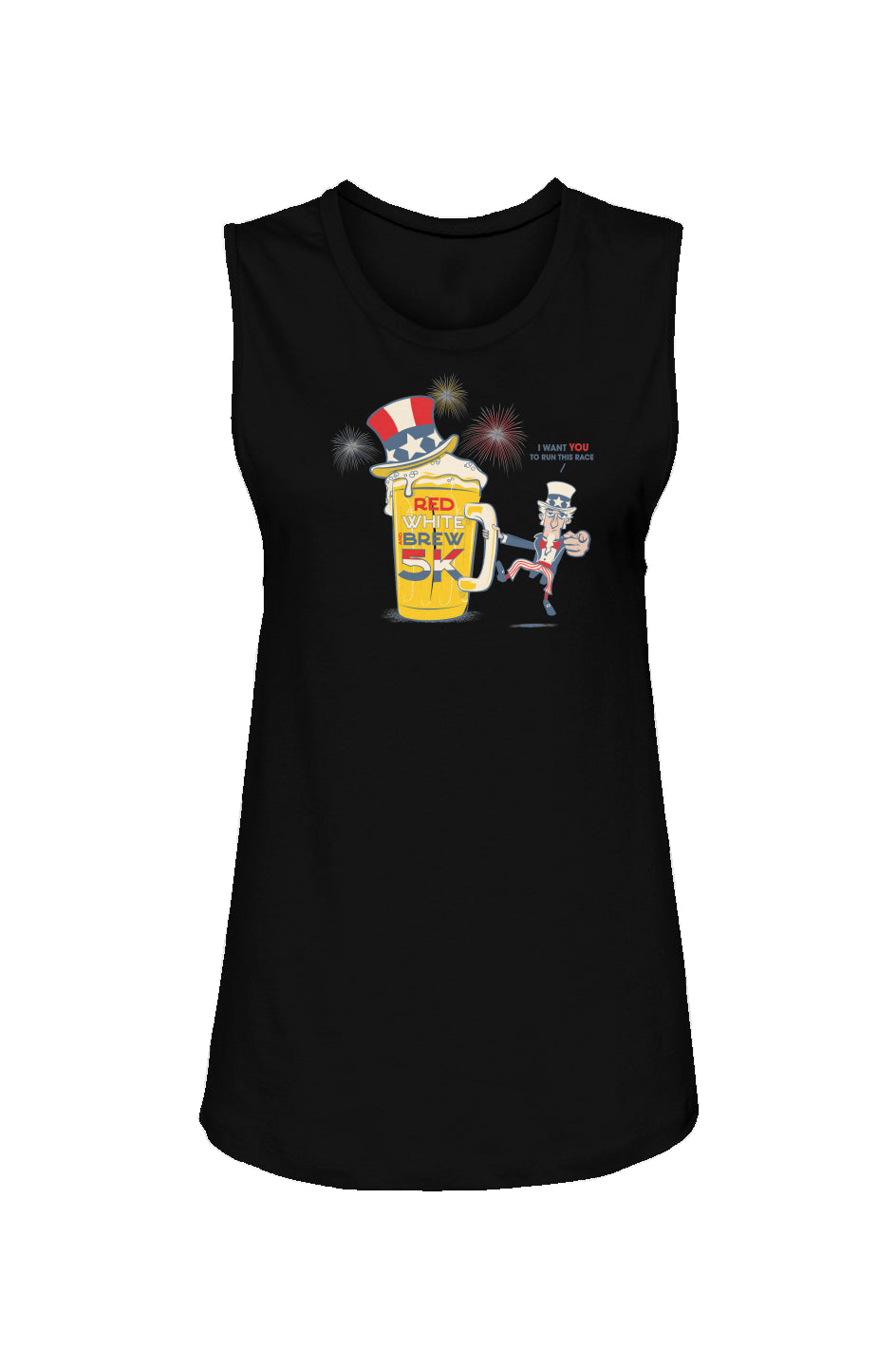 Red White & Brew 5K Ladies' Tank