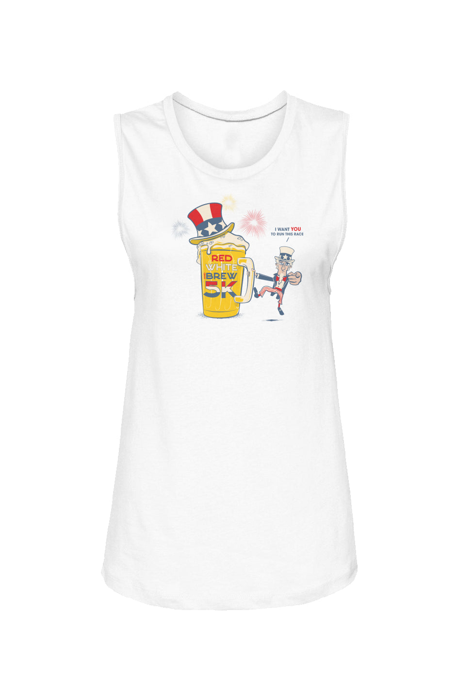 Red White & Brew 5K Ladies' Tank