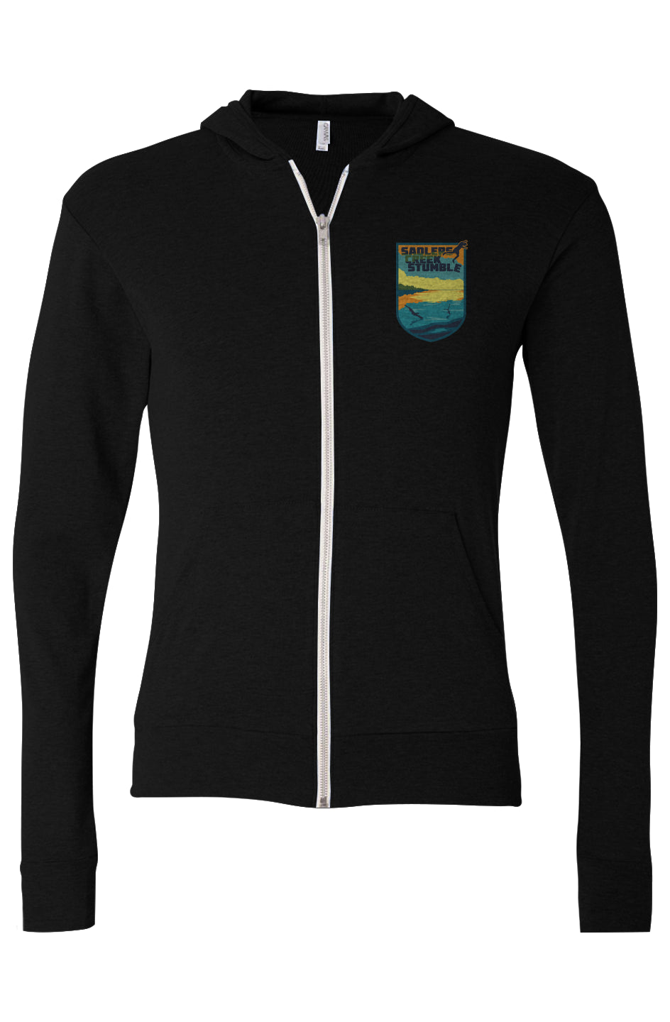 Sadlers Creek Stumble Triblend Full-Zip Lightweight Hoodie