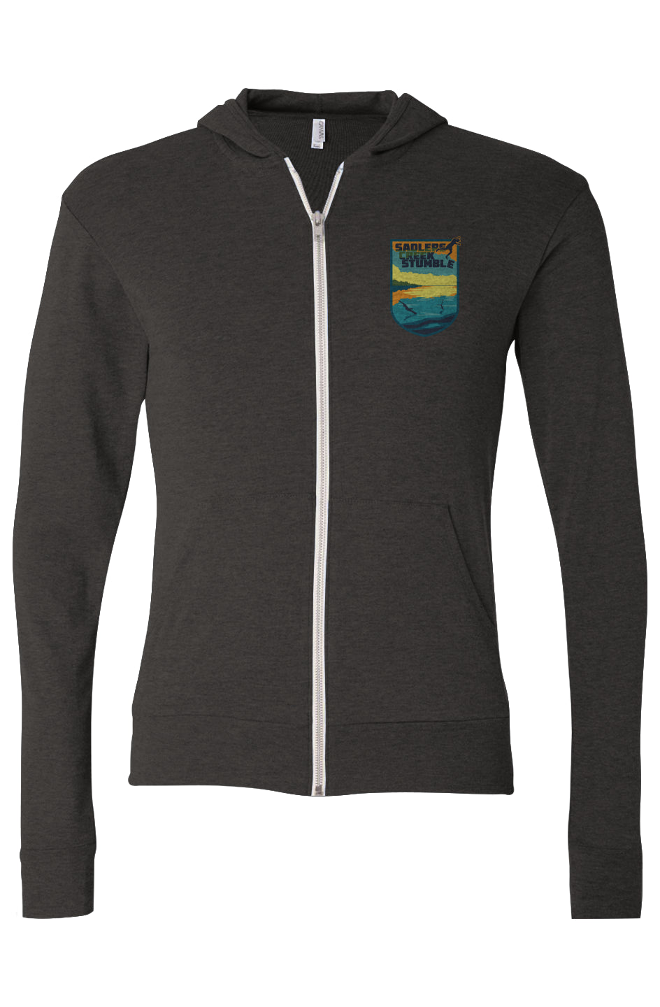 Sadlers Creek Stumble Triblend Full-Zip Lightweight Hoodie