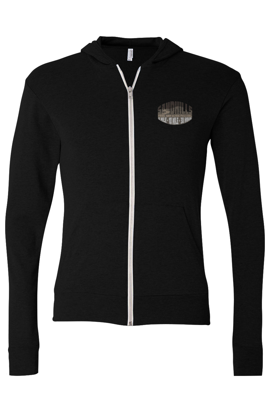 Sandhills Trail & Ultra Festival Triblend Full-Zip Lightweight Hoodie