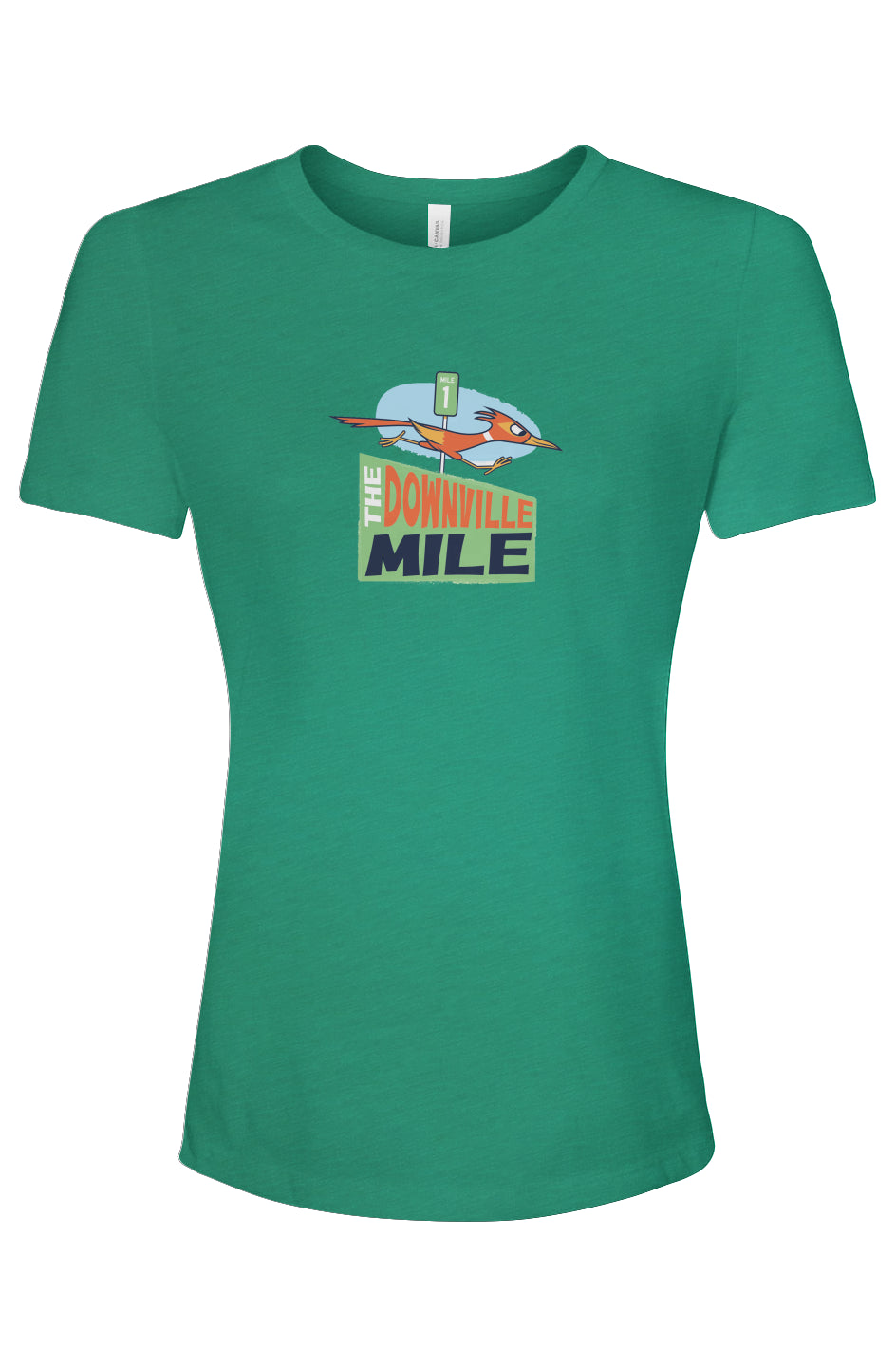 The Downville Mile Ladies' Relaxed Fit Triblend Te