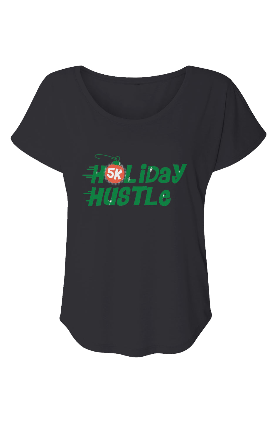 Holiday Hustle 5K Ladies' Triblend Tee
