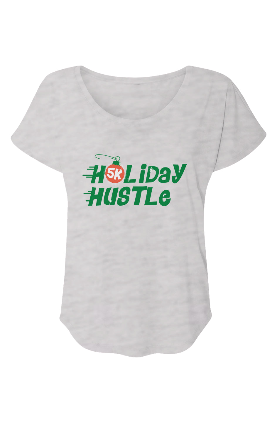 Holiday Hustle 5K Ladies' Triblend Tee