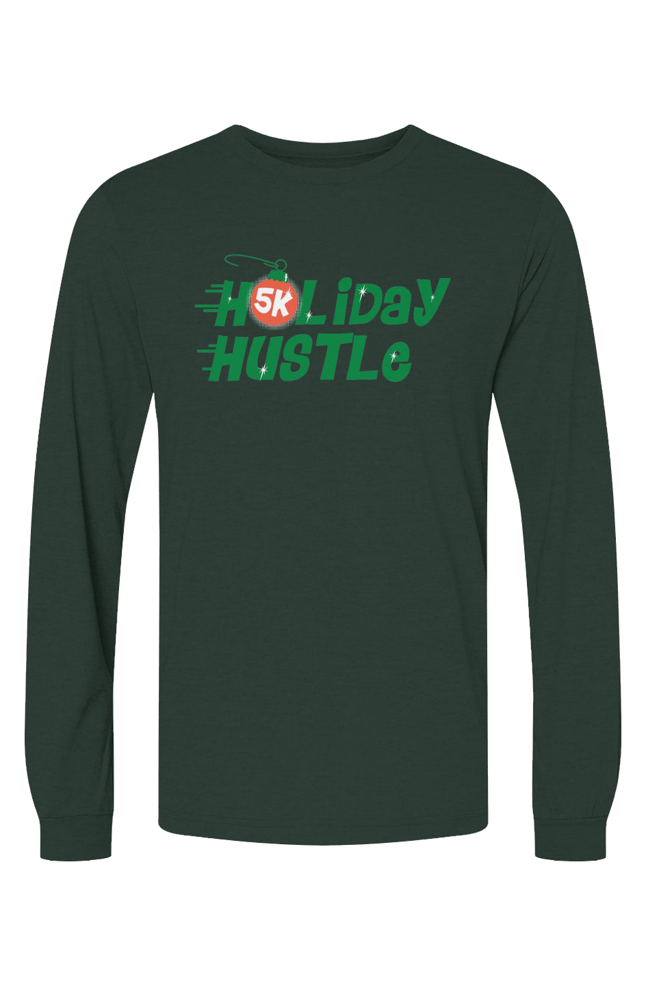 Holiday Hustle 5K Triblend L/S Tee