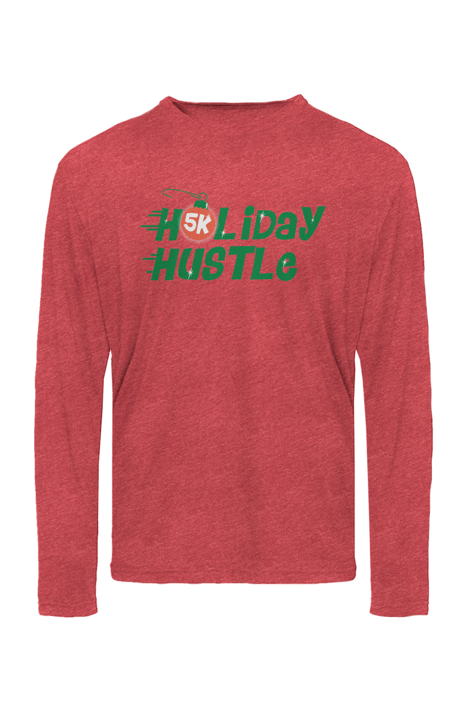 Holiday Hustle 5K Triblend L/S Tee