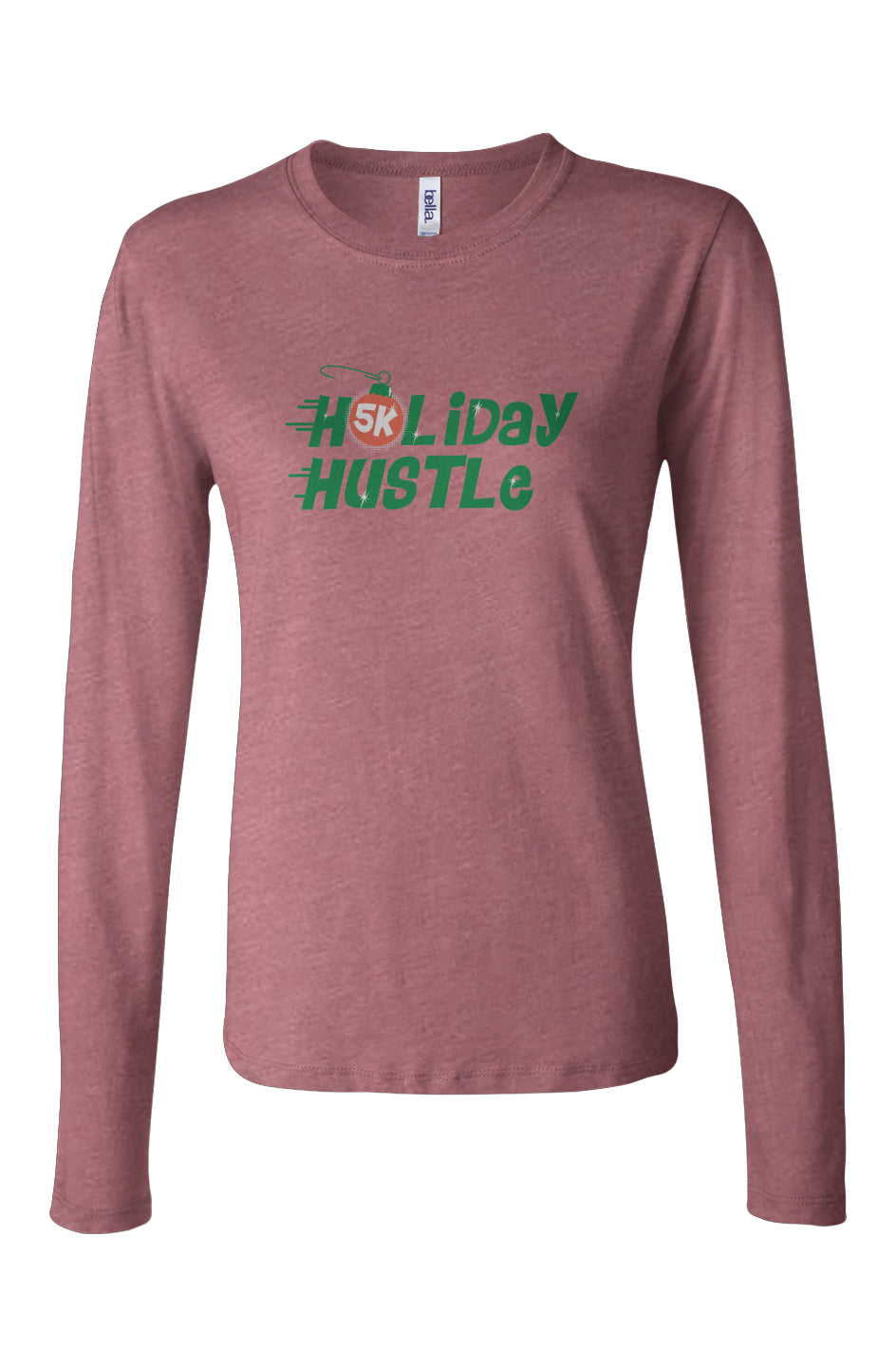 Holiday Hustle 5K Triblend L/S Tee