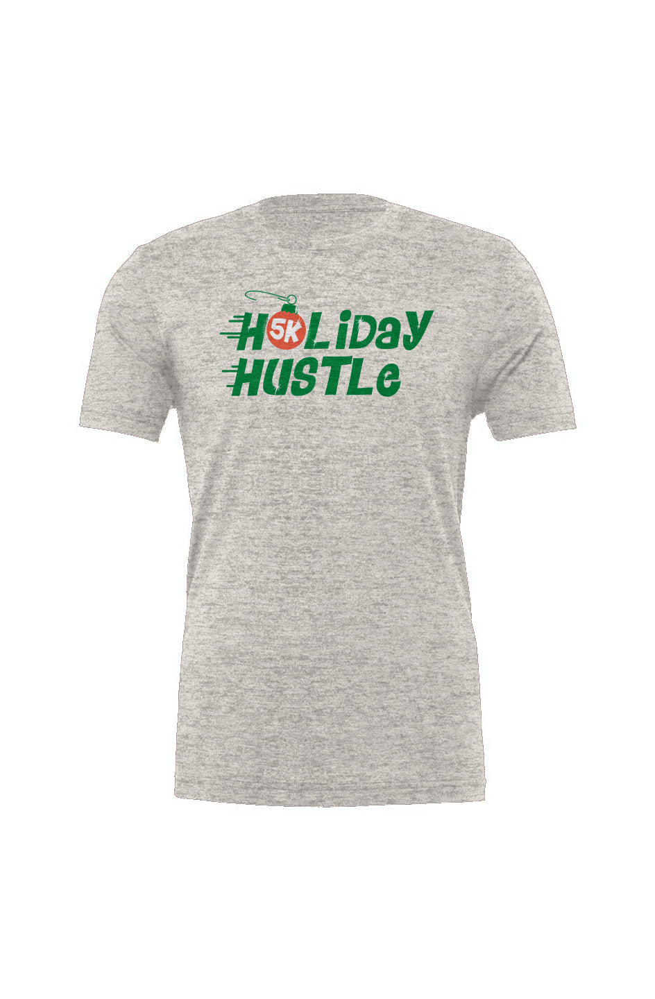 Holiday Hustle 5K Run/Walk Unisex Triblend Tee