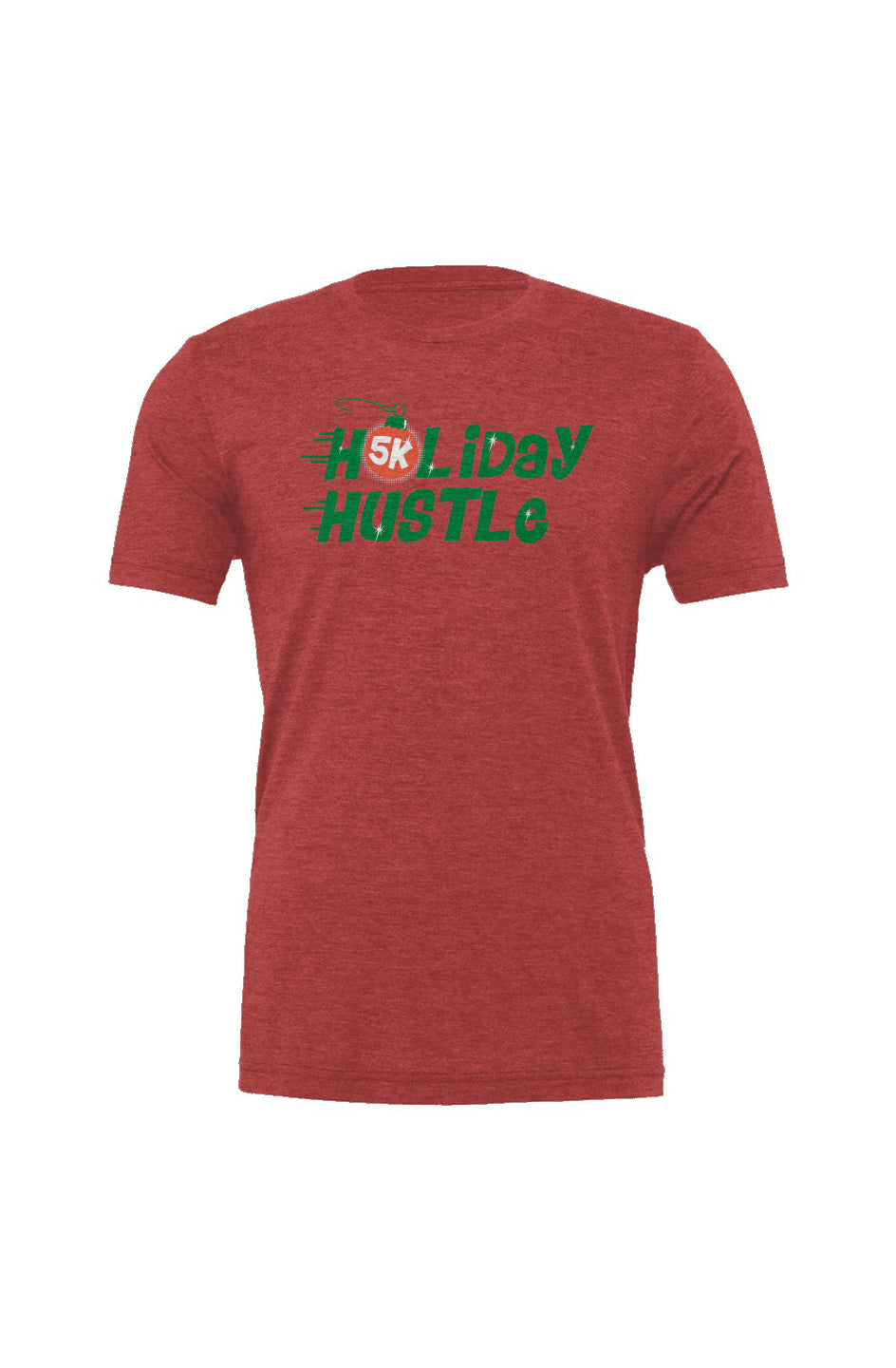 Holiday Hustle 5K Run/Walk Unisex Triblend Tee