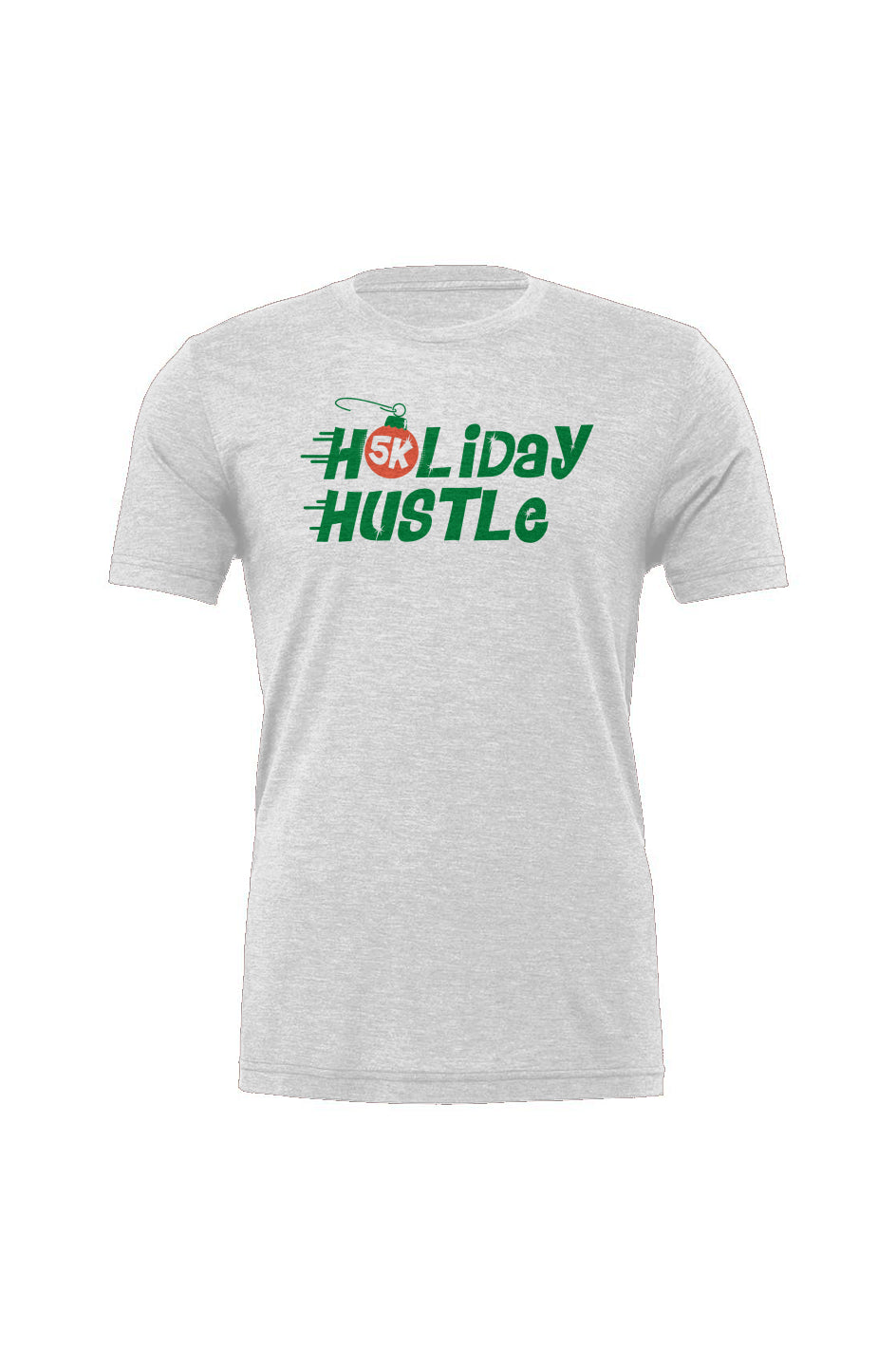 Holiday Hustle 5K Unisex Triblend Tee
