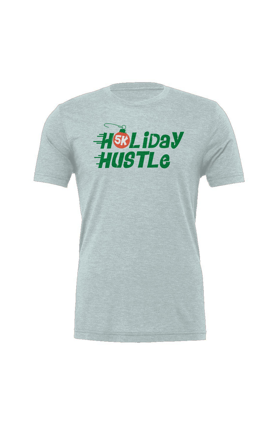Holiday Hustle 5K Unisex Triblend Tee
