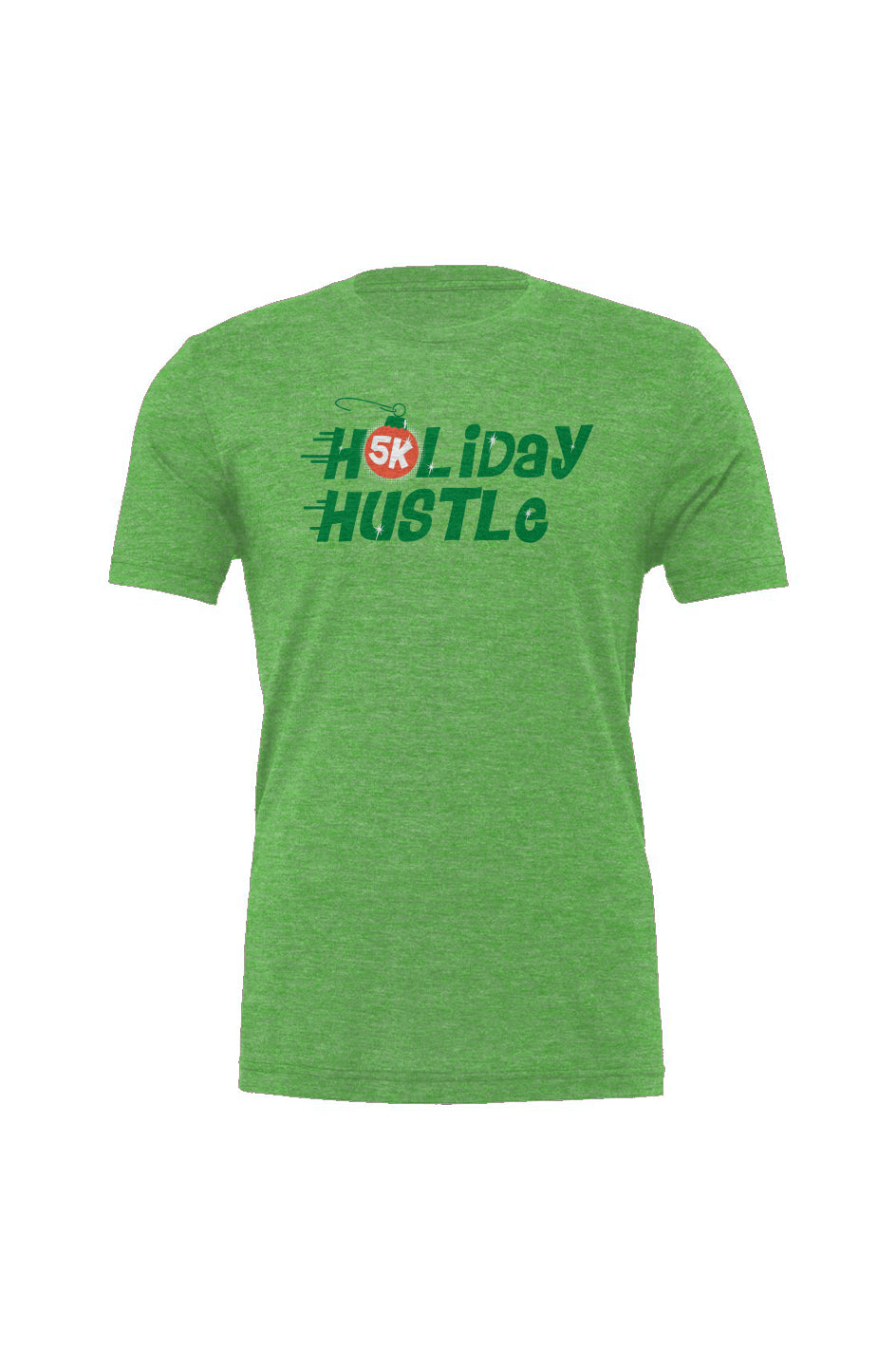 Holiday Hustle 5K Unisex Triblend Tee