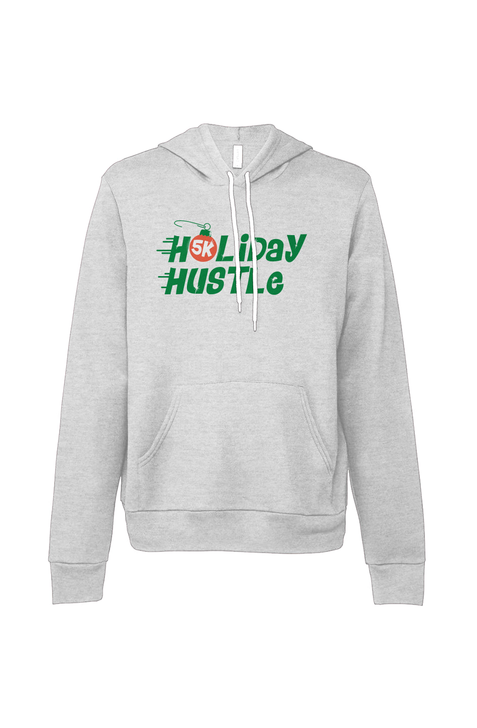 Holiday Hustle 5K Run/Walk Sponge Fleece Pullover Hoodie
